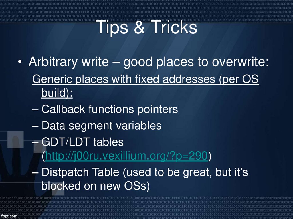 Tips & Tricks