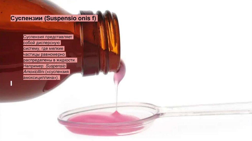 Суспензии (Suspensio onis f)