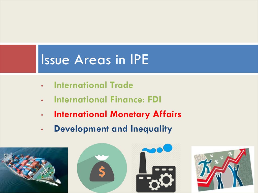 Issue Areas in IPE