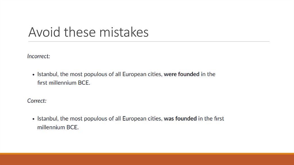 Avoid these mistakes