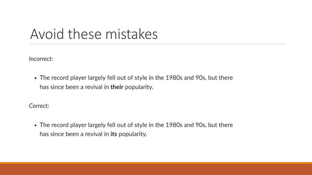 Avoid these mistakes