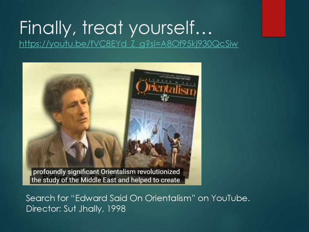 Finally, treat yourself… https://youtu.be/fVC8EYd_Z_g?si=A8Of95kj930QcSiw