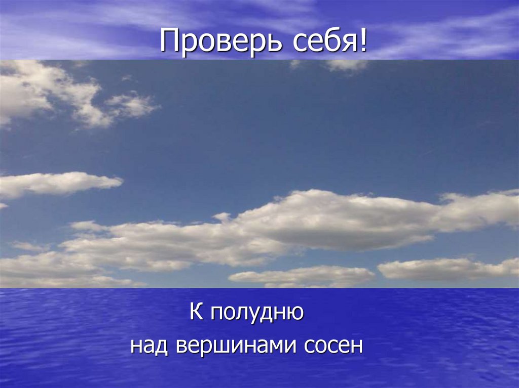 Проверь себя!