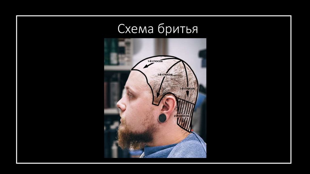 Схема бритья