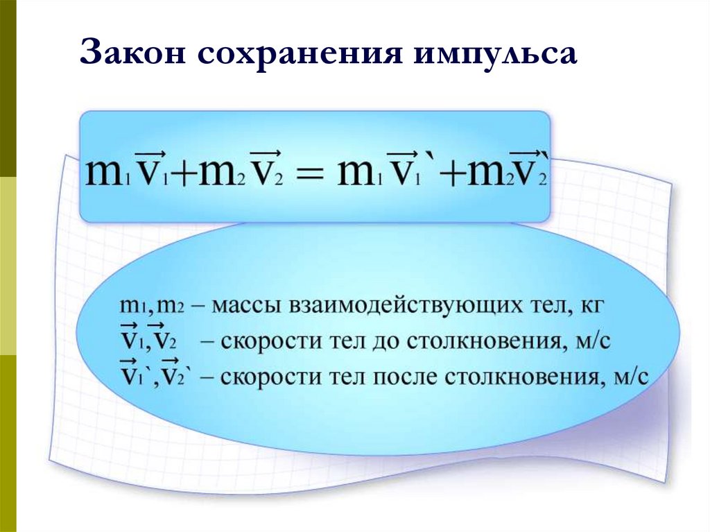 Закон сохранения импульса