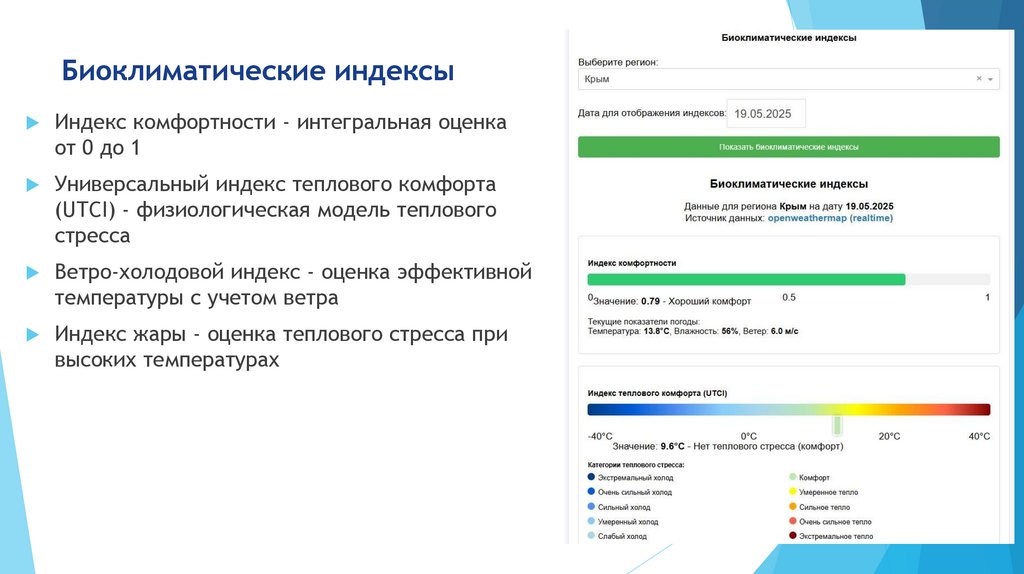 Биоклиматические индексы