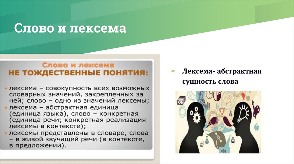 Слово и лексема