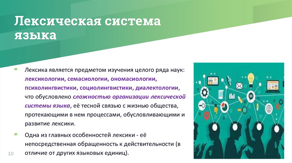 Лексическая система языка