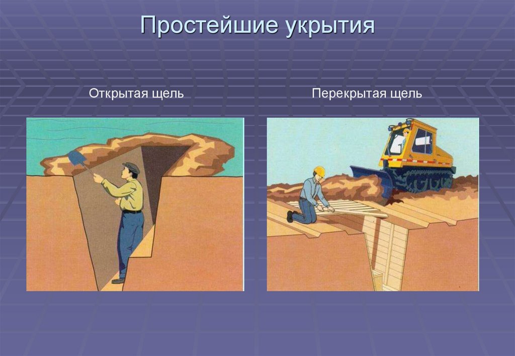 Простейшие укрытия