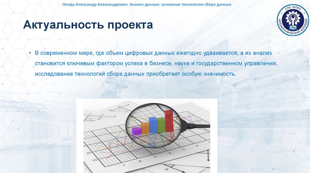 Актуальность проекта