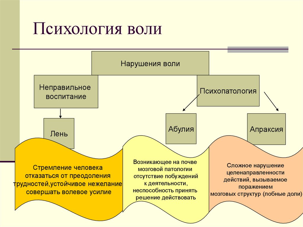 Психология воли