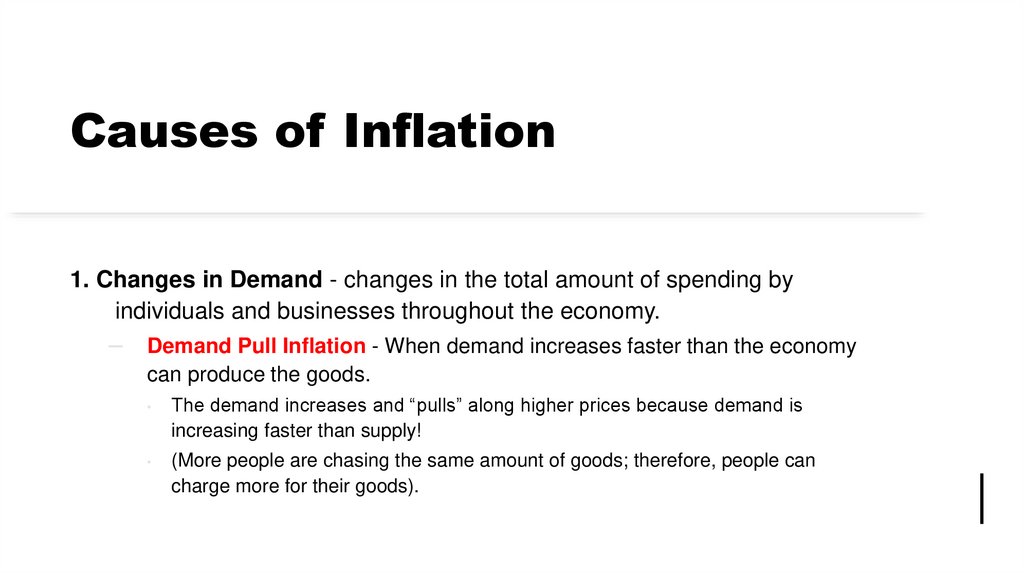Causes of Inflation