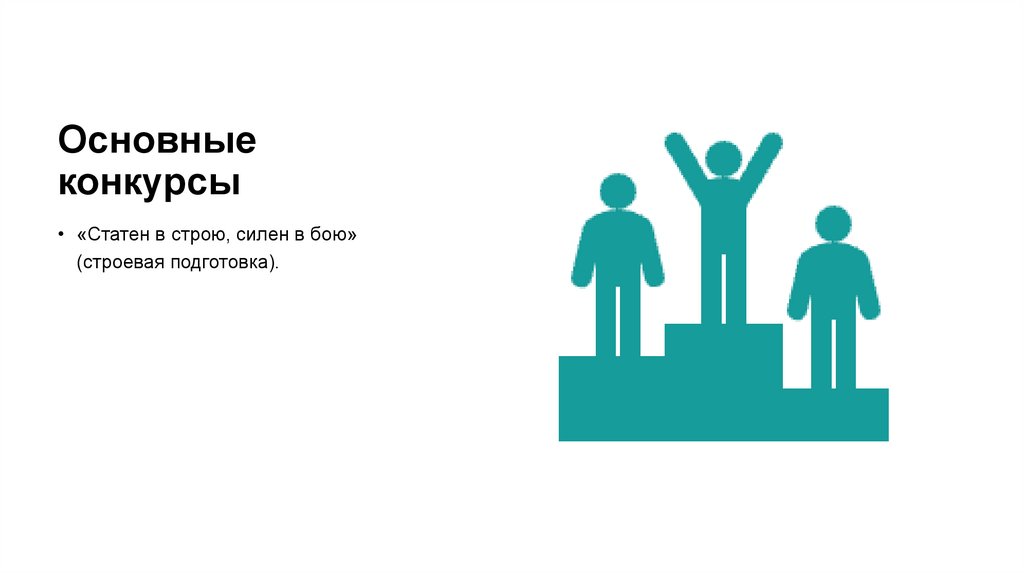 Основные конкурсы