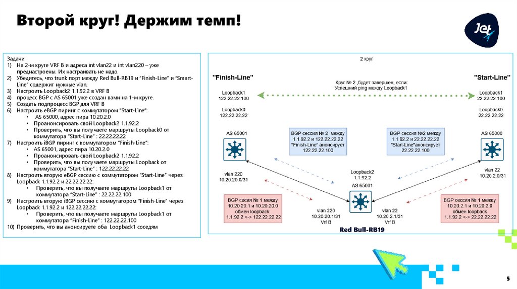 Второй круг! Держим темп!