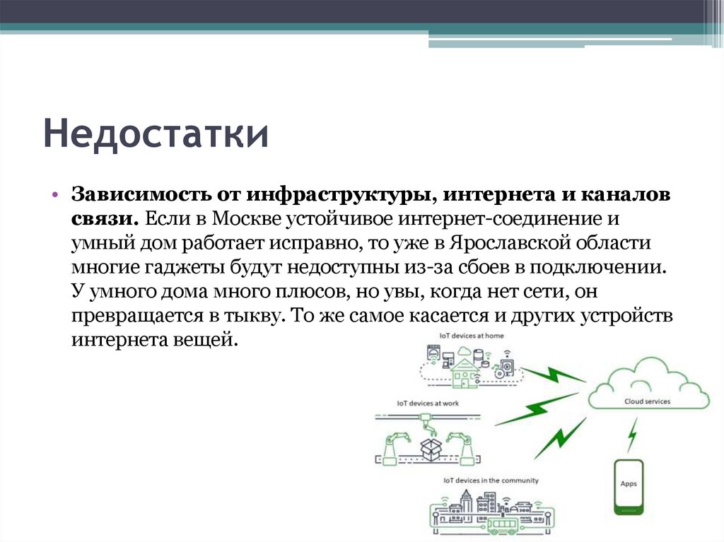 Недостатки