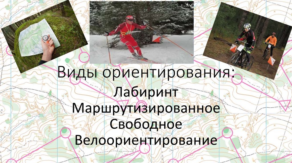 Виды ориентирования: