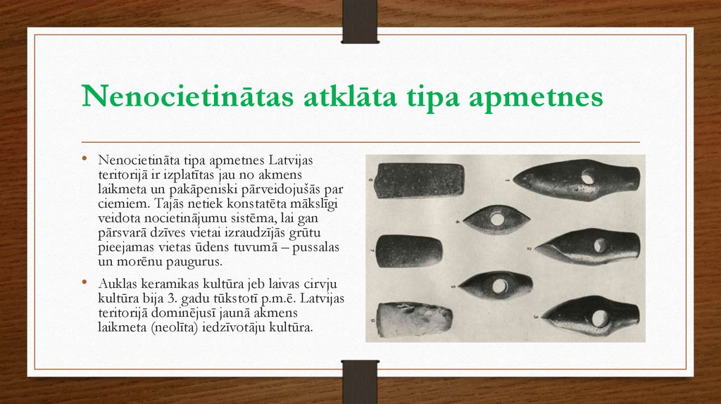 Nenocietinātas atklāta tipa apmetnes