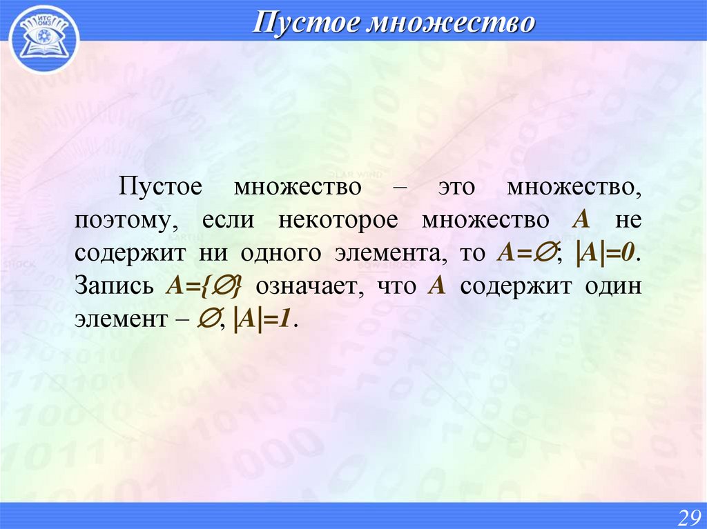 Пустое множество