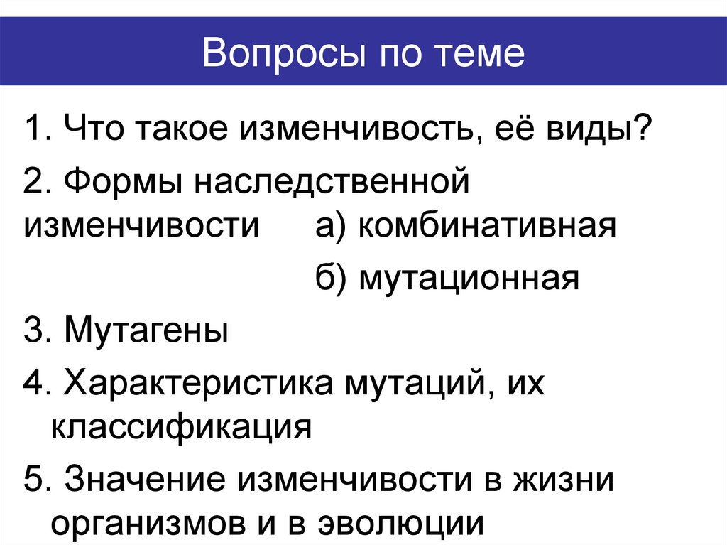 Вопросы по теме