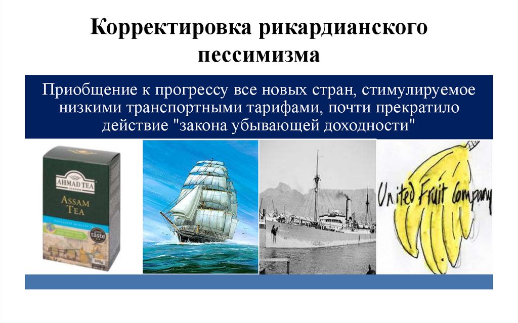 Корректировка рикардианского пессимизма