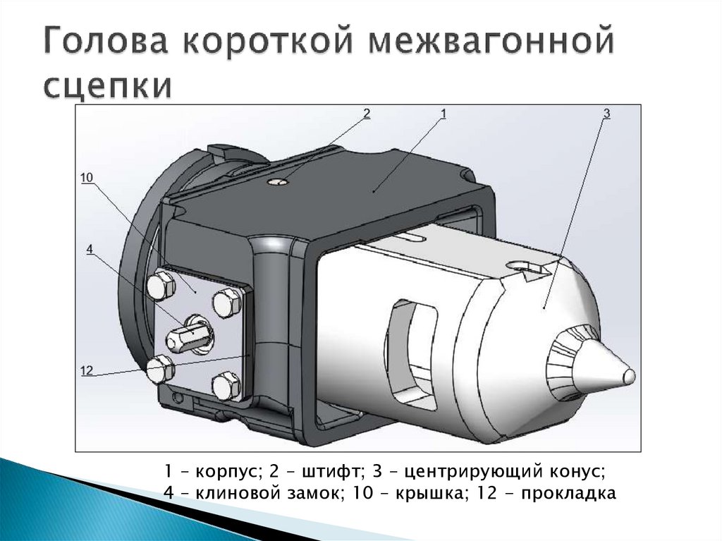 Голова короткой межвагонной сцепки