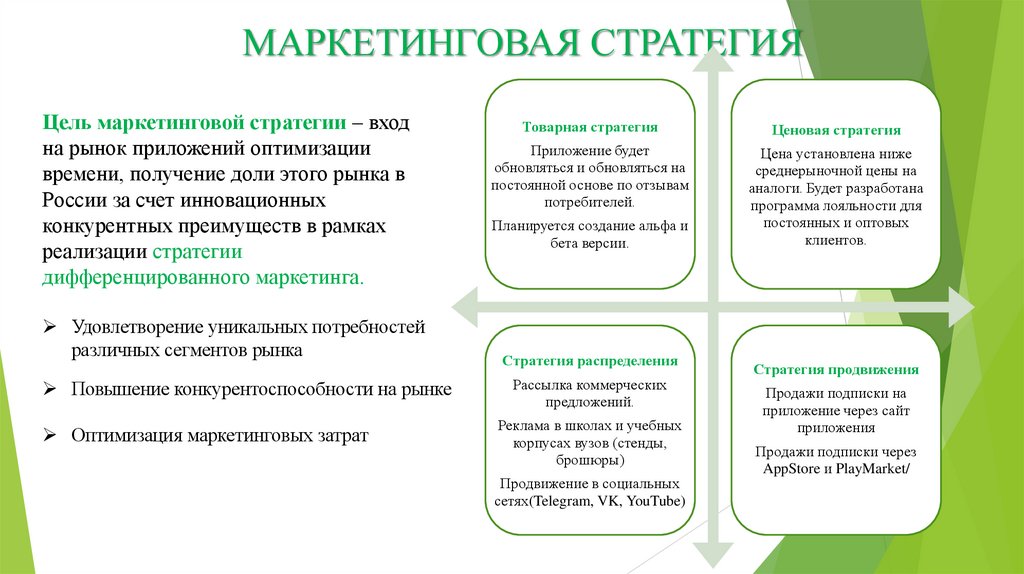 МАРКЕТИНГОВАЯ СТРАТЕГИЯ