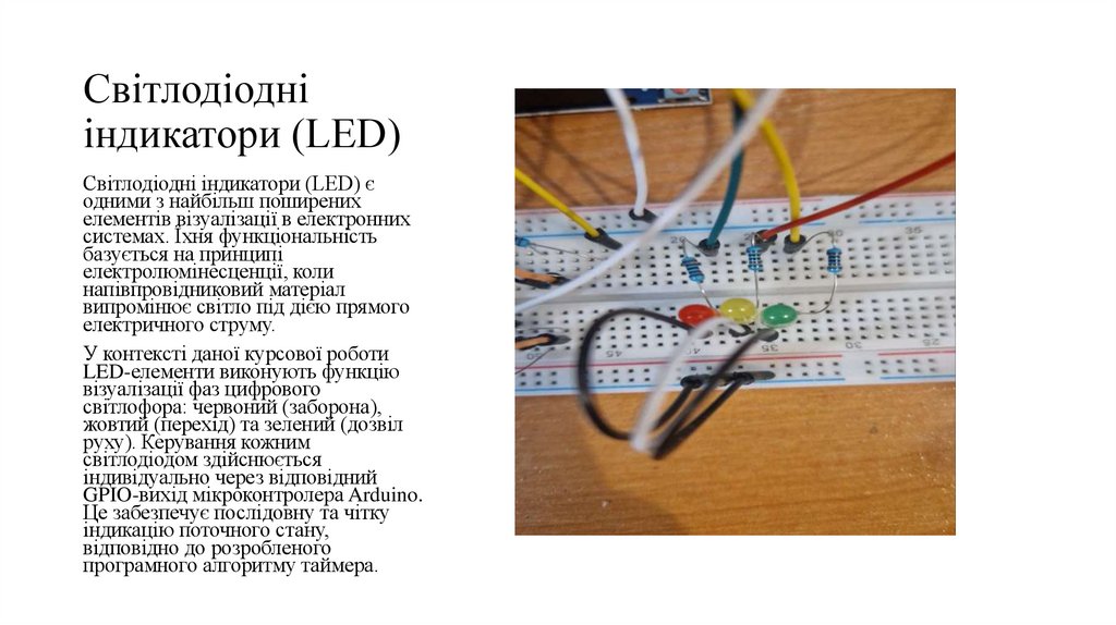 Світлодіодні індикатори (LED)