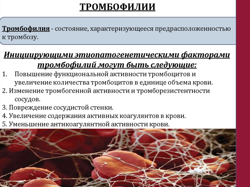 ТРОМБОФИЛИИ