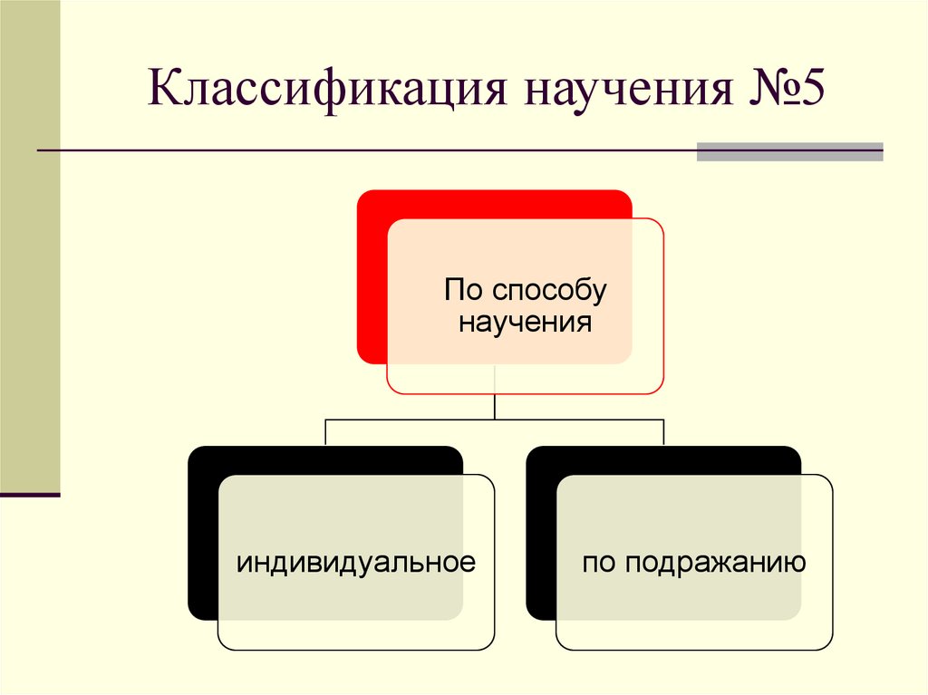 Классификация научения №5