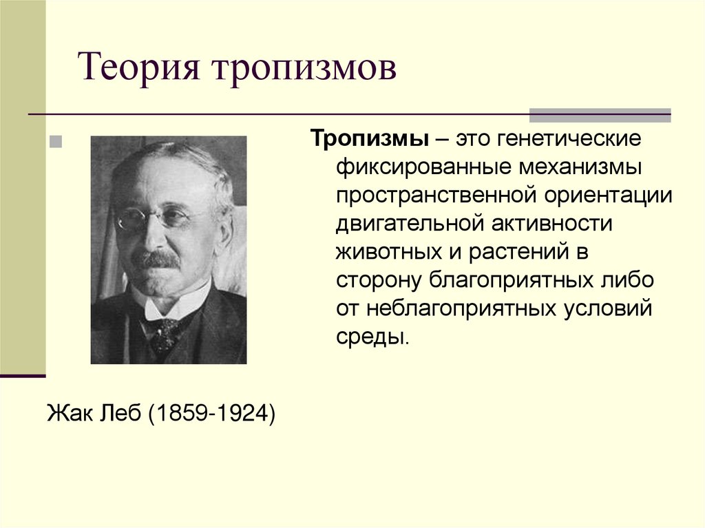 Теория тропизмов