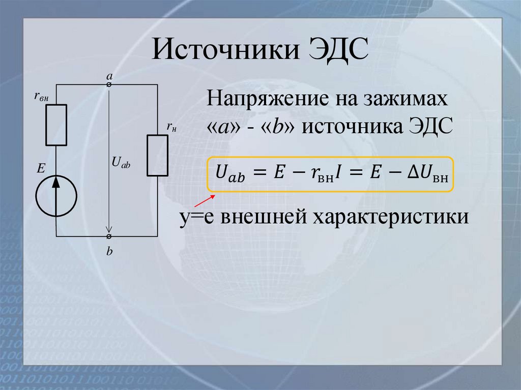 Источники ЭДС