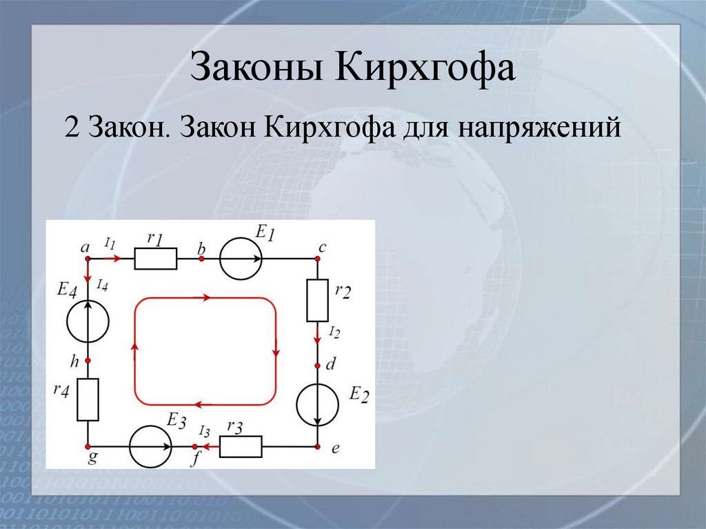 Законы Кирхгофа