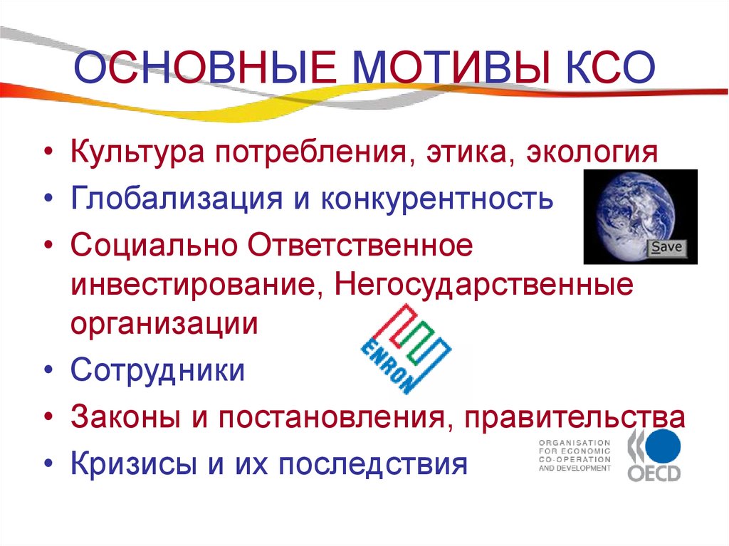 ОСНОВНЫЕ МОТИВЫ КСО