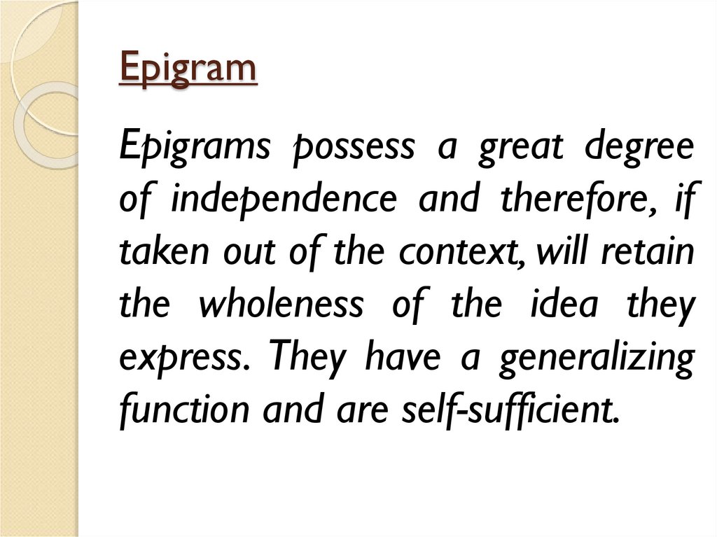 Epigram