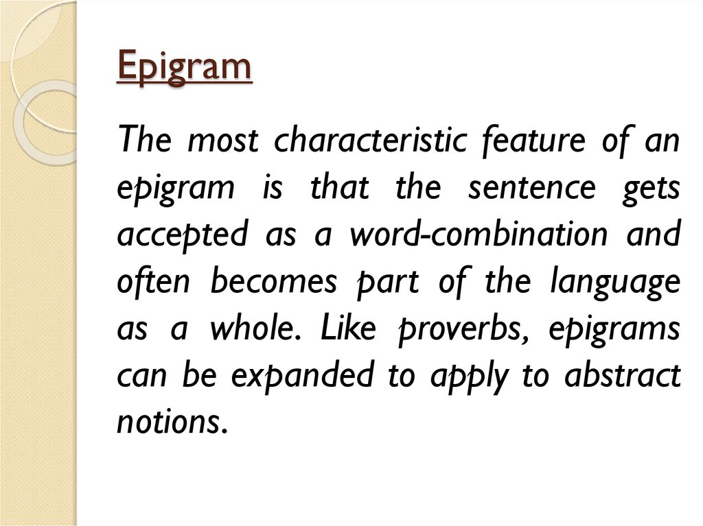 Epigram