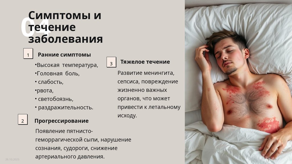 Симптомы и течение заболевания