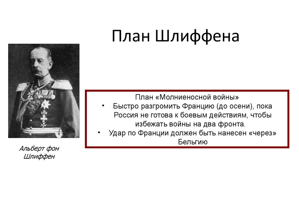 План Шлиффена