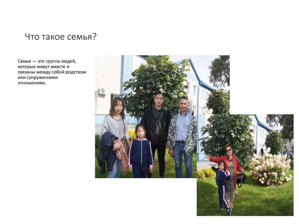 Что такое семья?