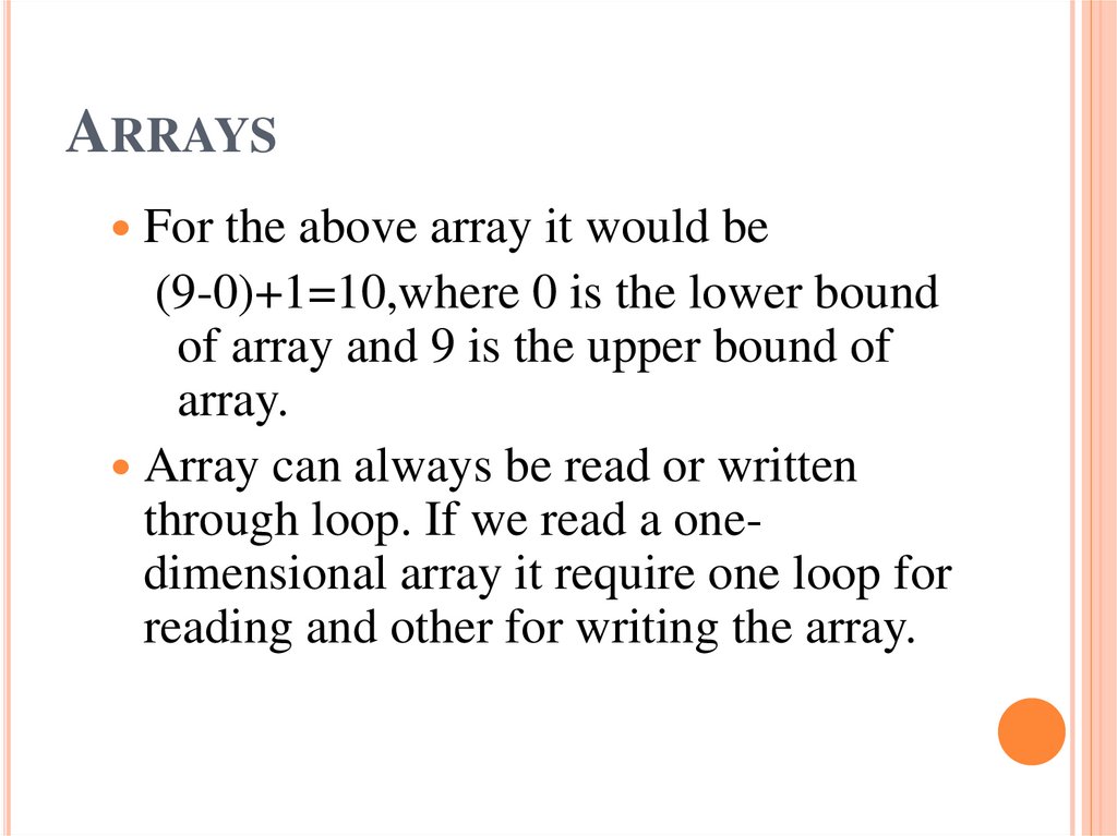 Arrays