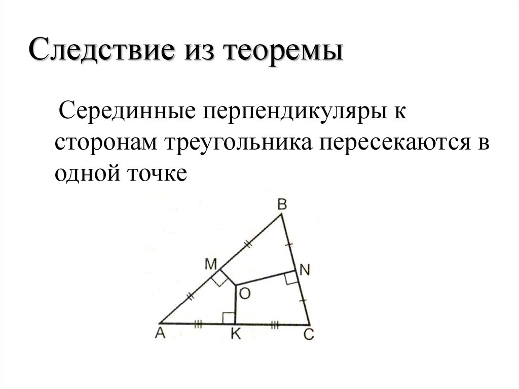 Следствие из теоремы