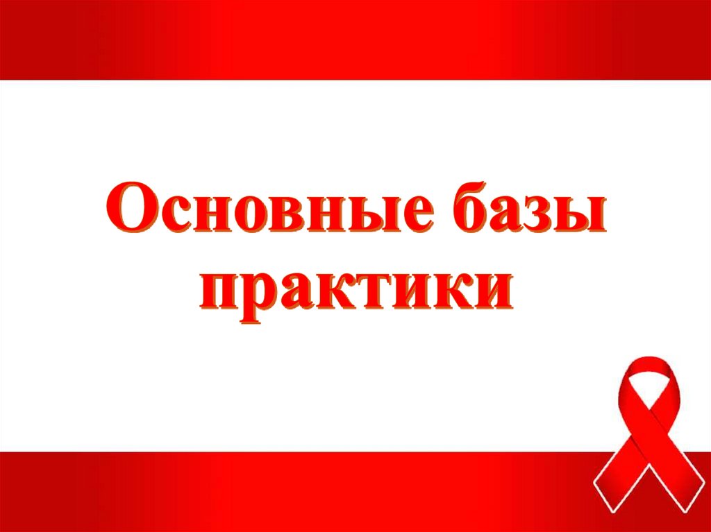 Основные базы практики