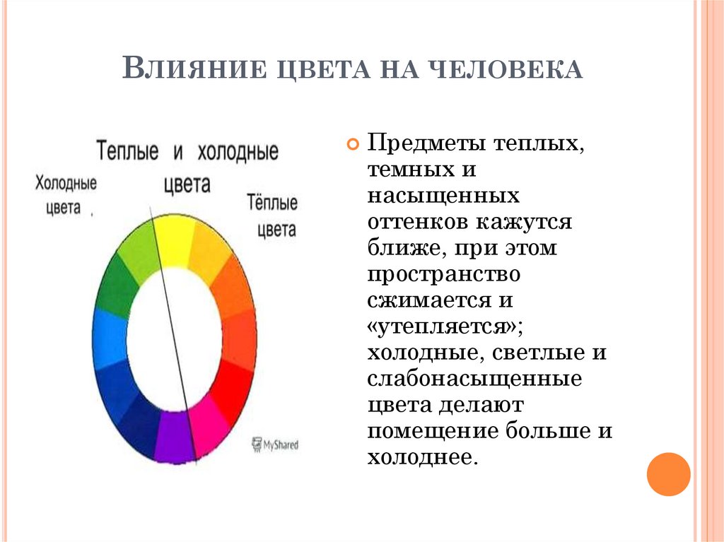 Влияние цвета на человека