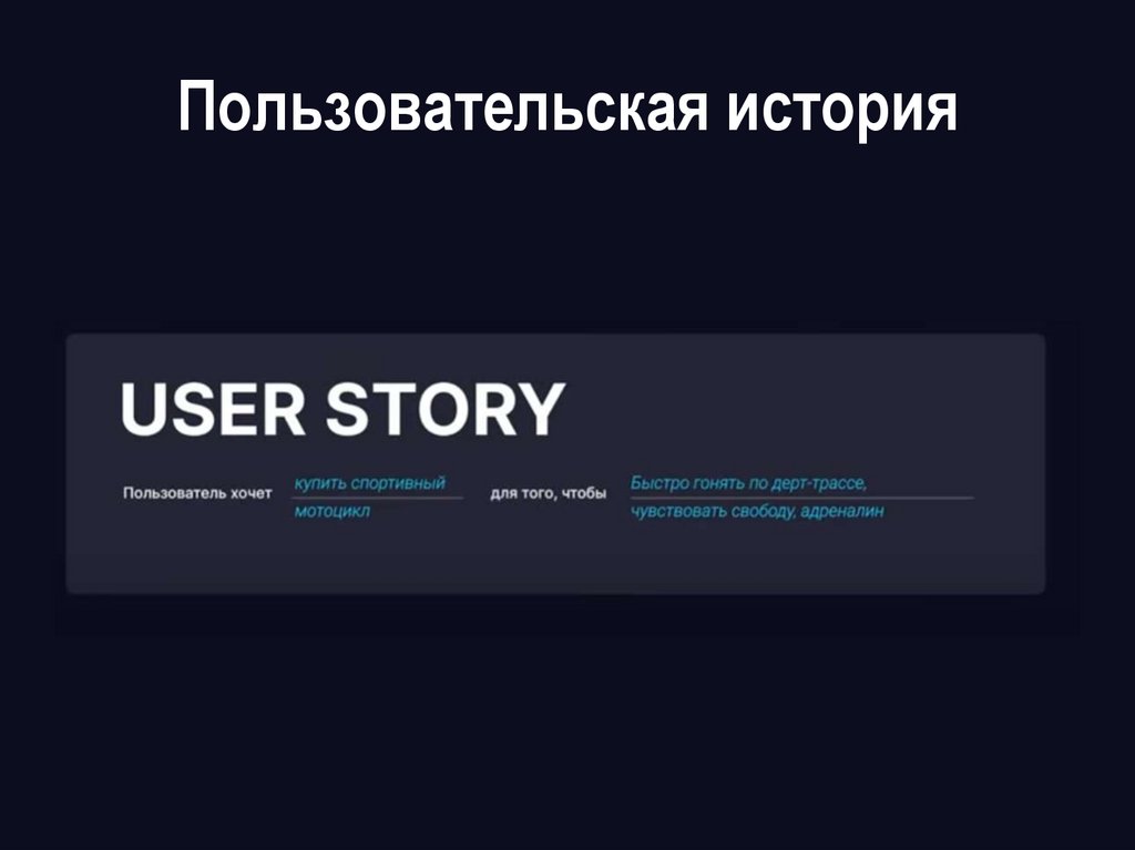 Пользовательская история