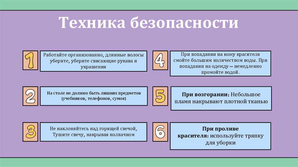 Техника безопасности