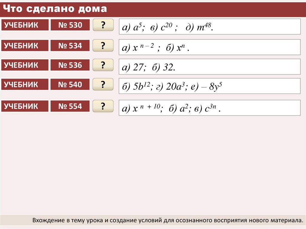 Что сделано дома