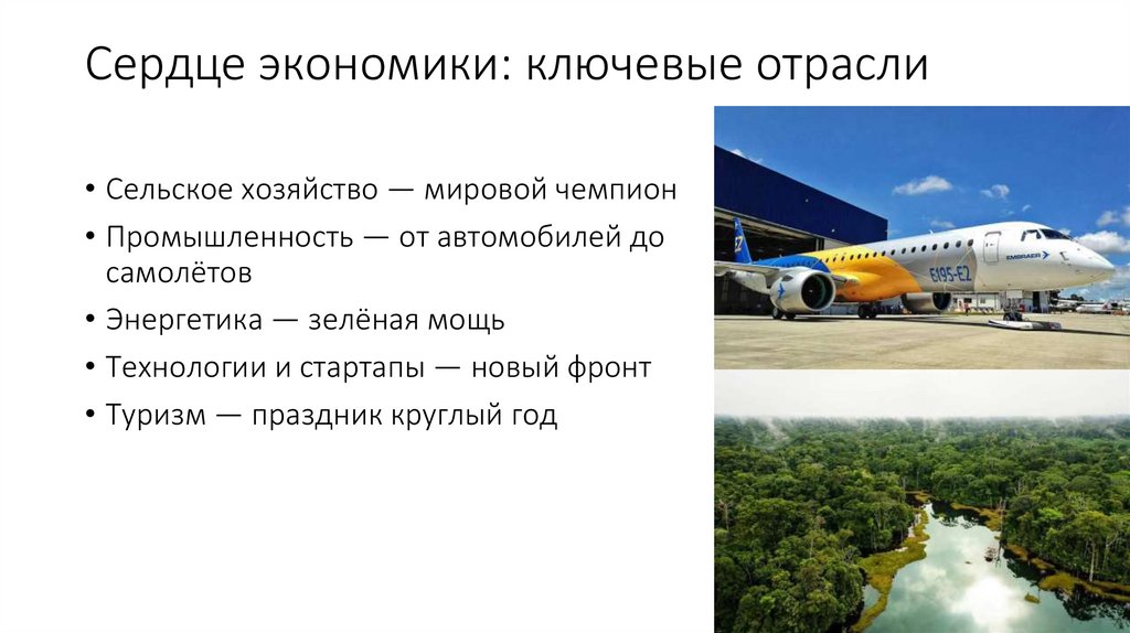 Сердце экономики: ключевые отрасли