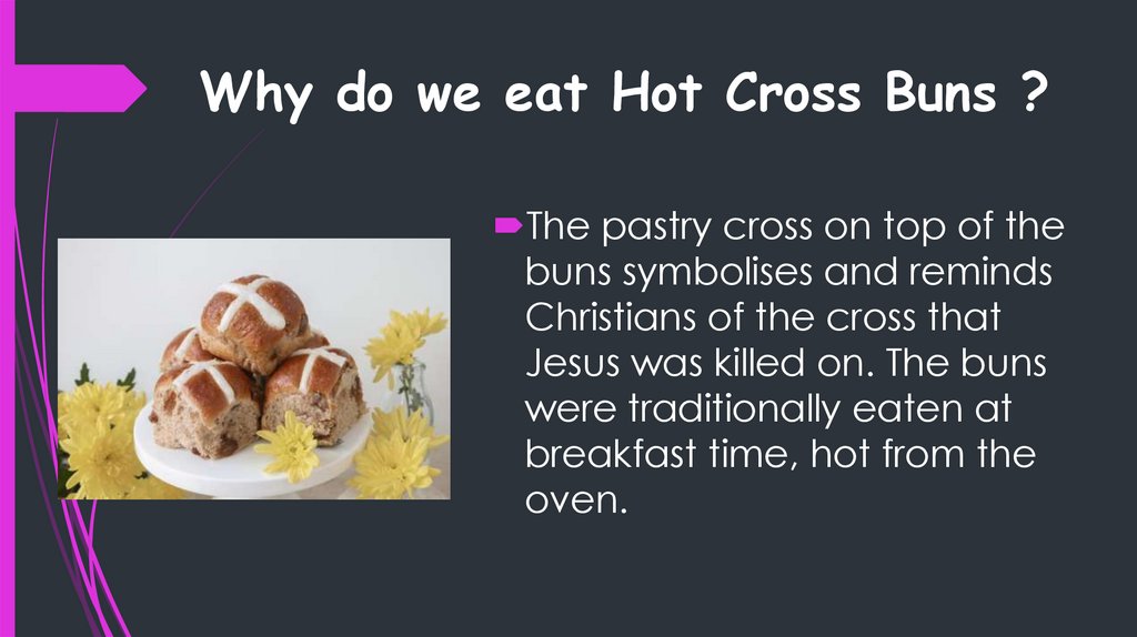 Why do we eat Hot Cross Buns ?