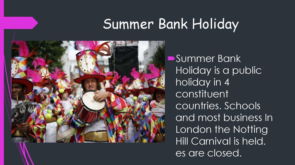 Summer Bank Holiday