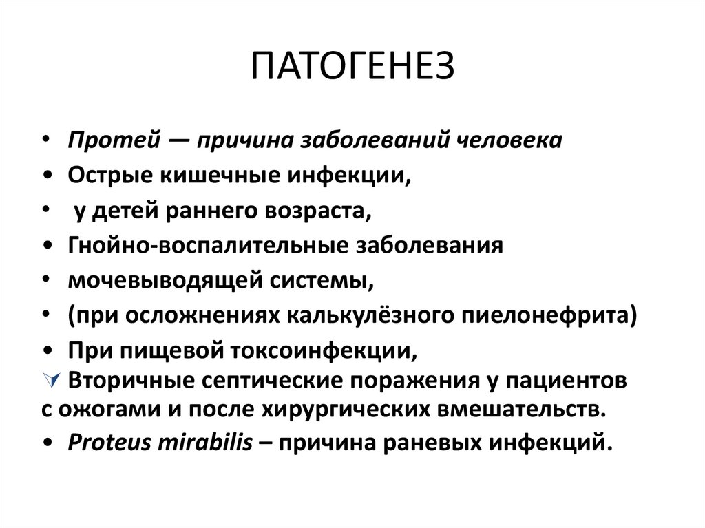 ПАТОГЕНЕЗ