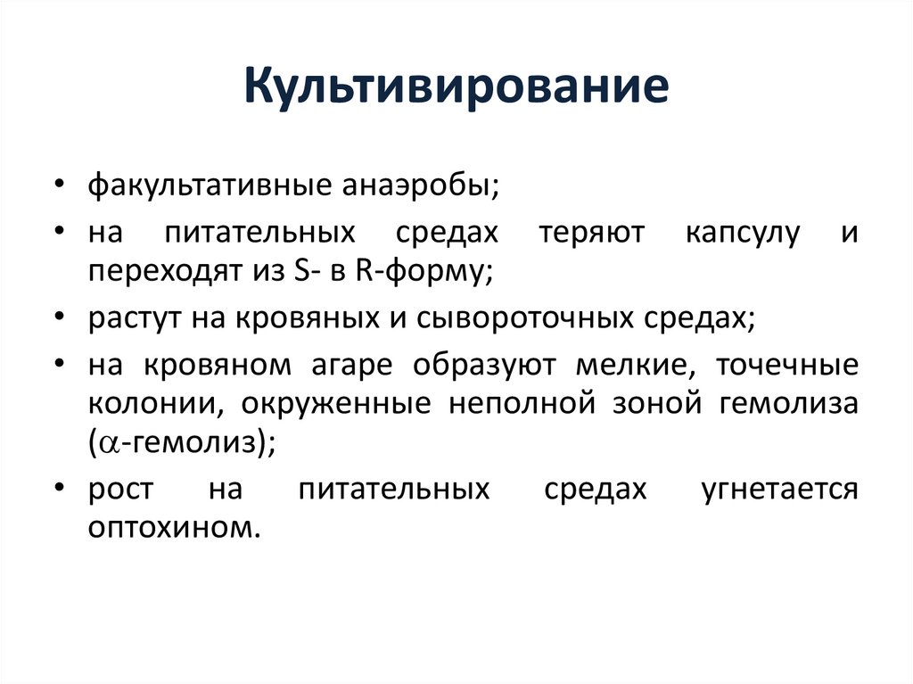 Культивирование